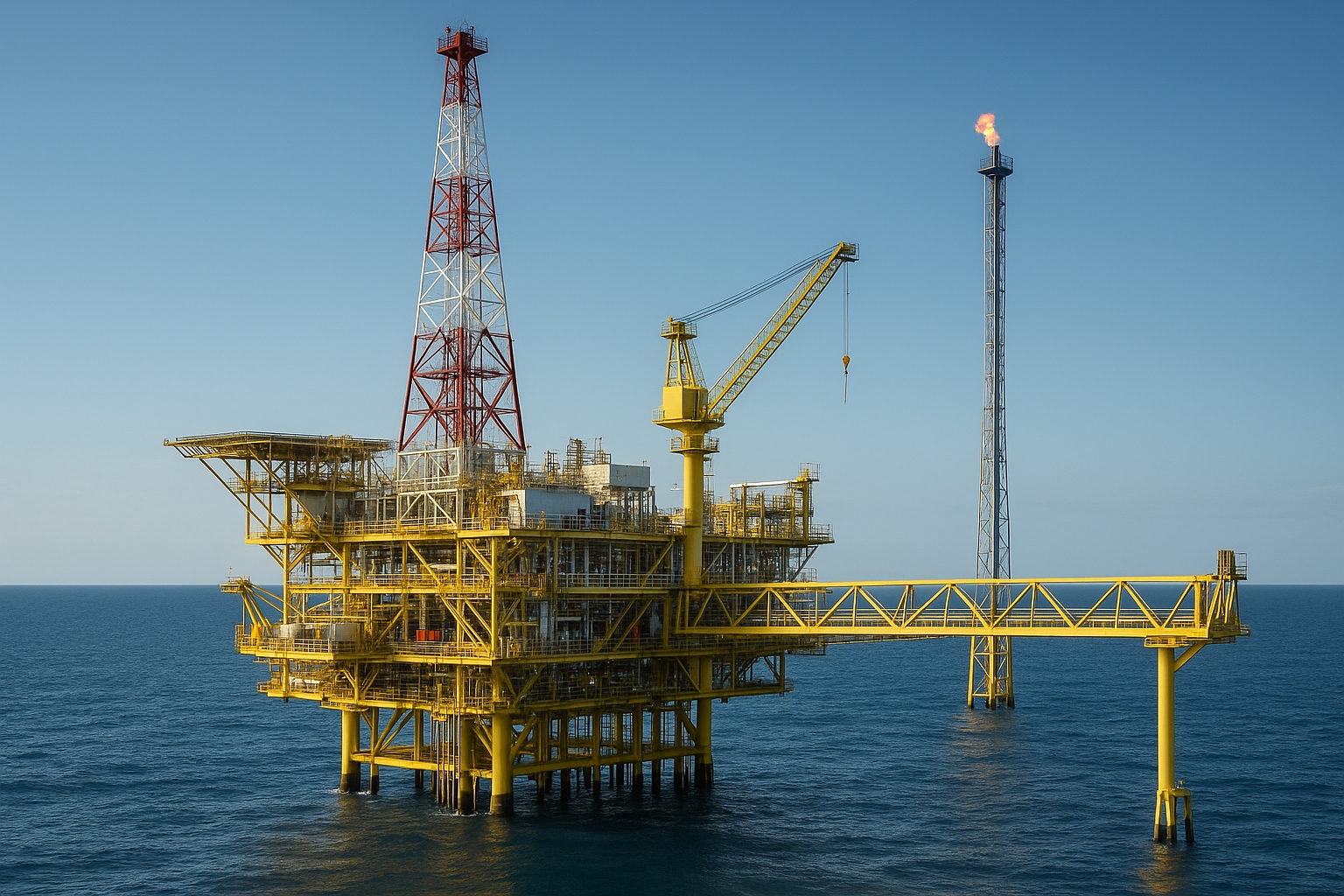 Offshore oil rig
