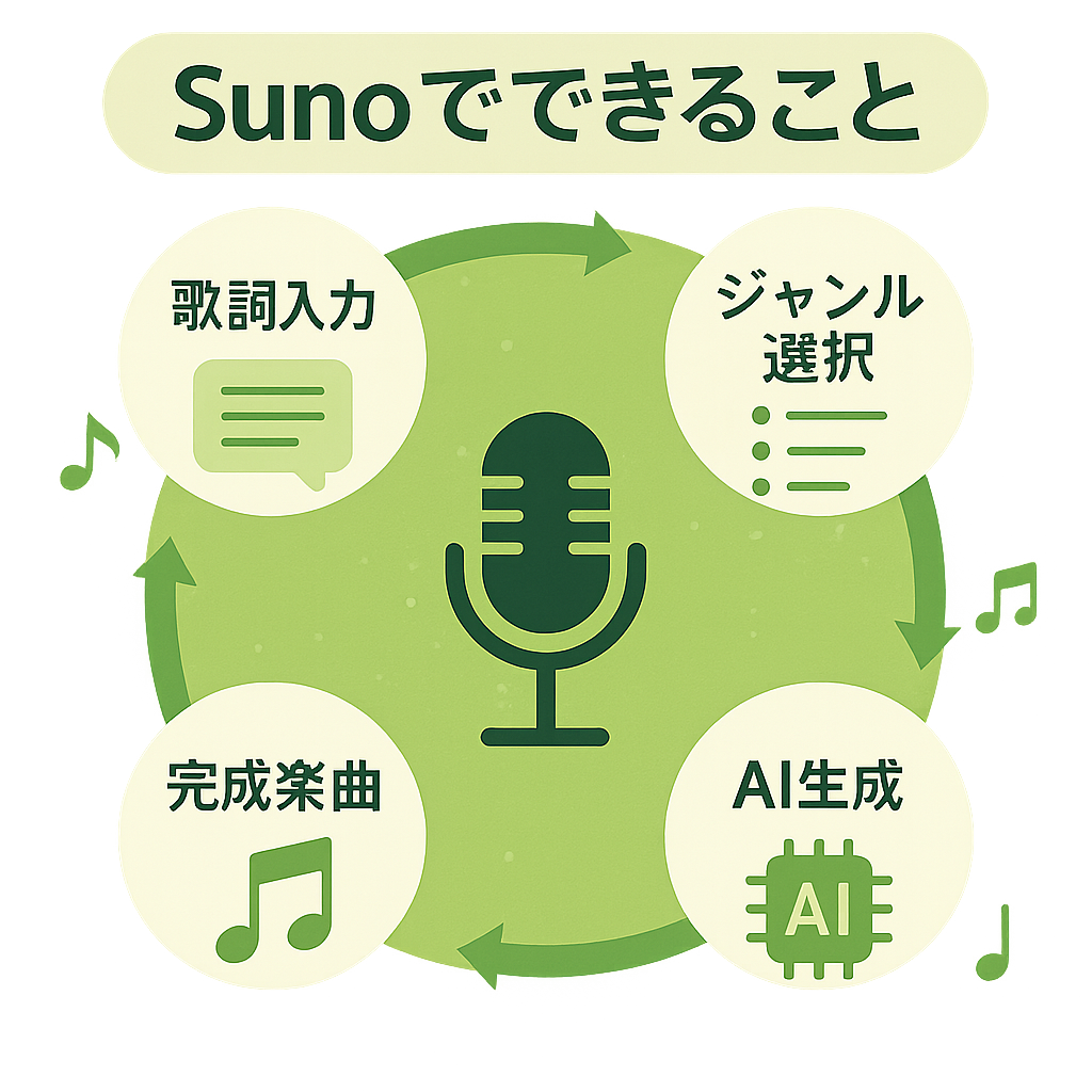 Sunoの音楽生成プロセス