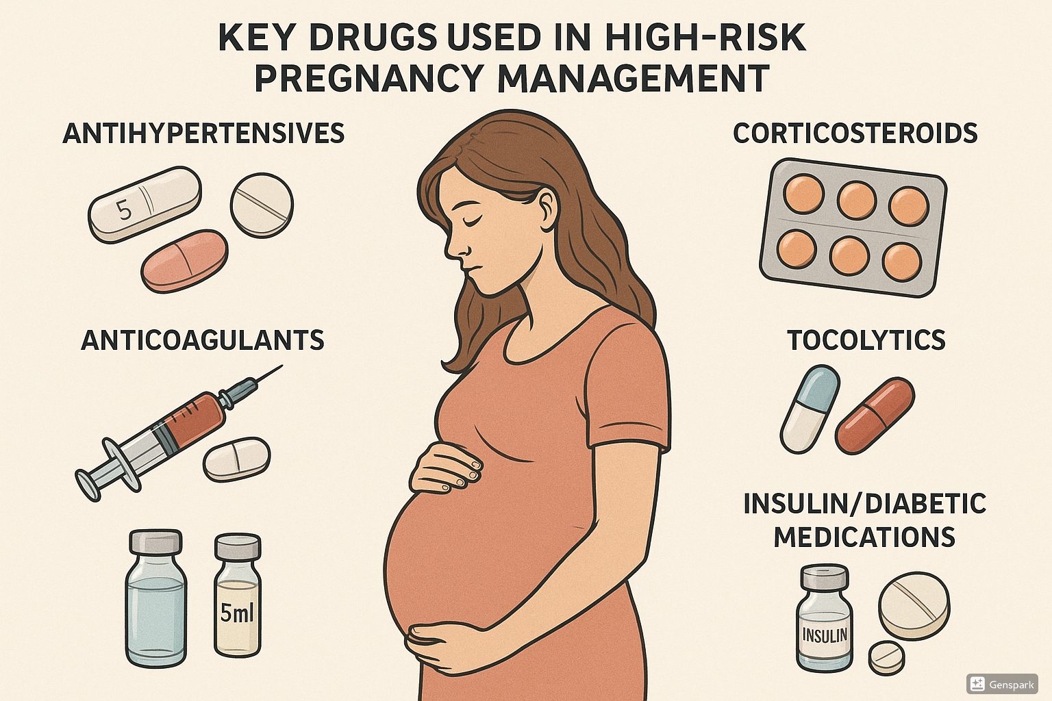 High-risk pregnancy medications