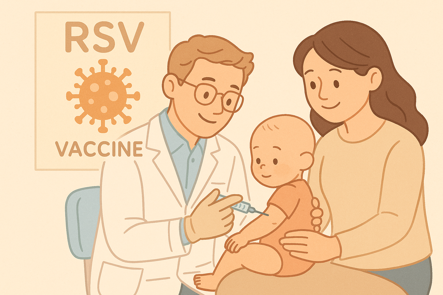 RSV 예방접종 장면