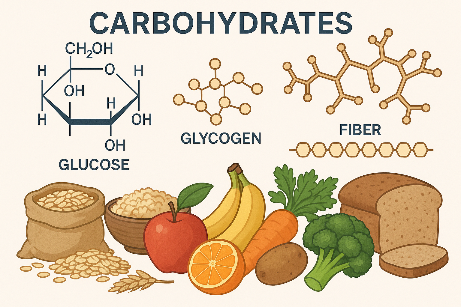 Carbohydrate structures and food sources