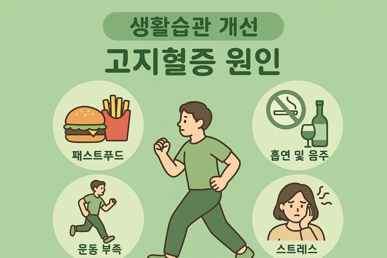 생활습관 관련 고지혈증 원인