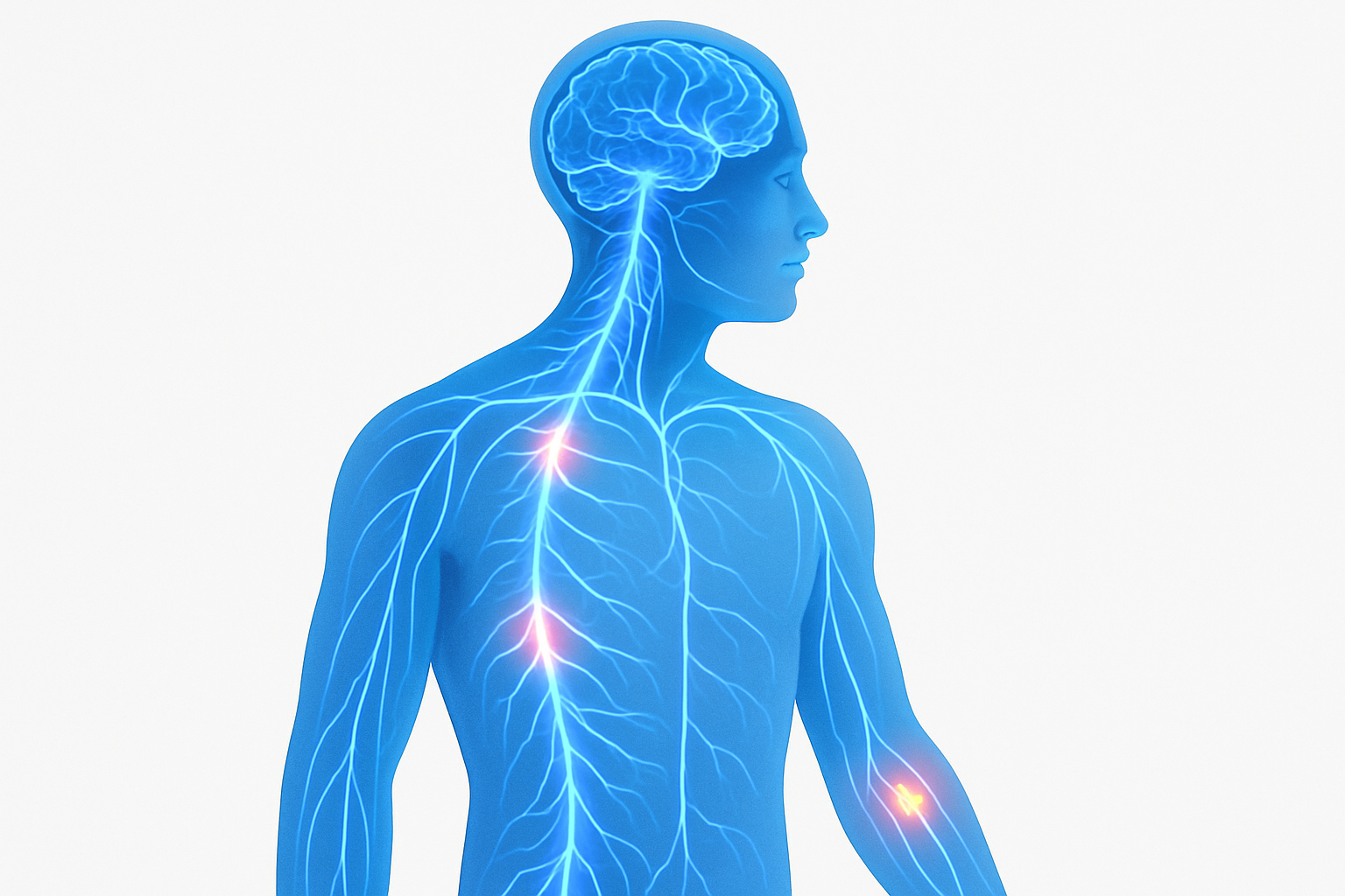 Het zenuwstelsel en pijnsignalen door het lichaam