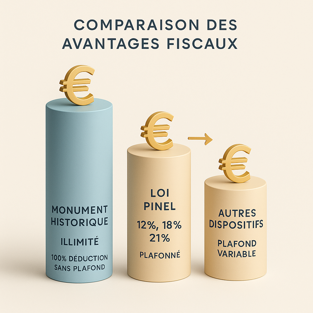 Infographie Monument Historique vs autres dispositifs
