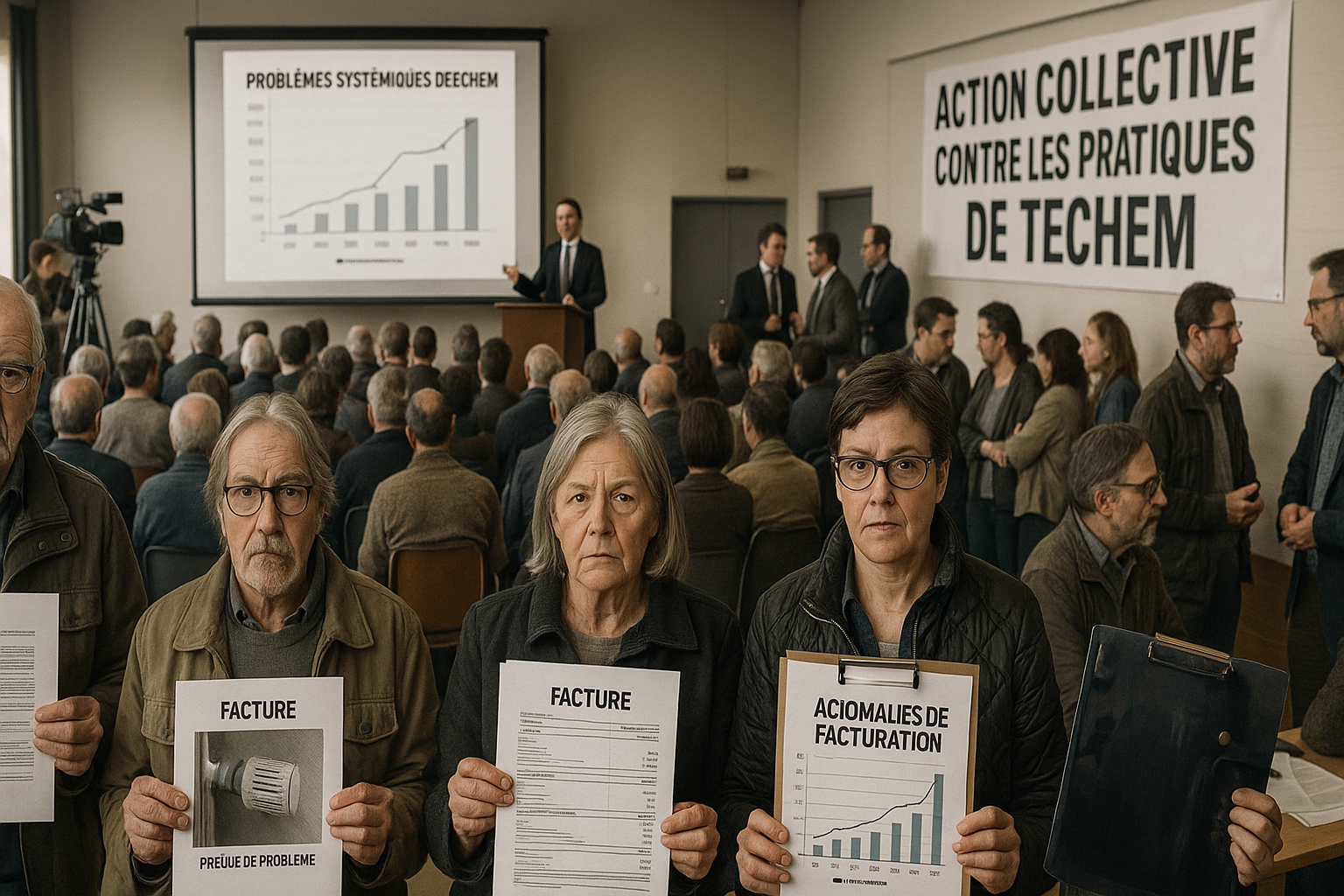 Mobilisation collective contre Techem