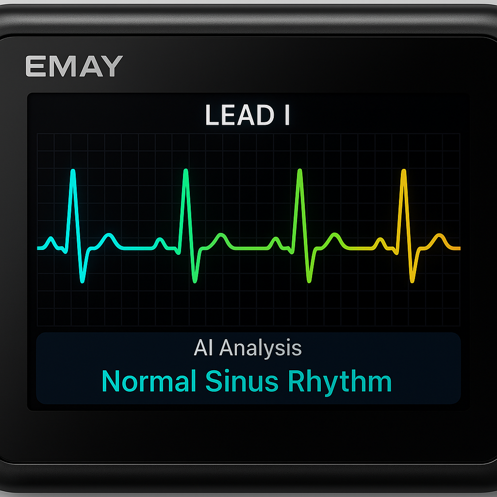 Single-Lead ECG Waveform Display