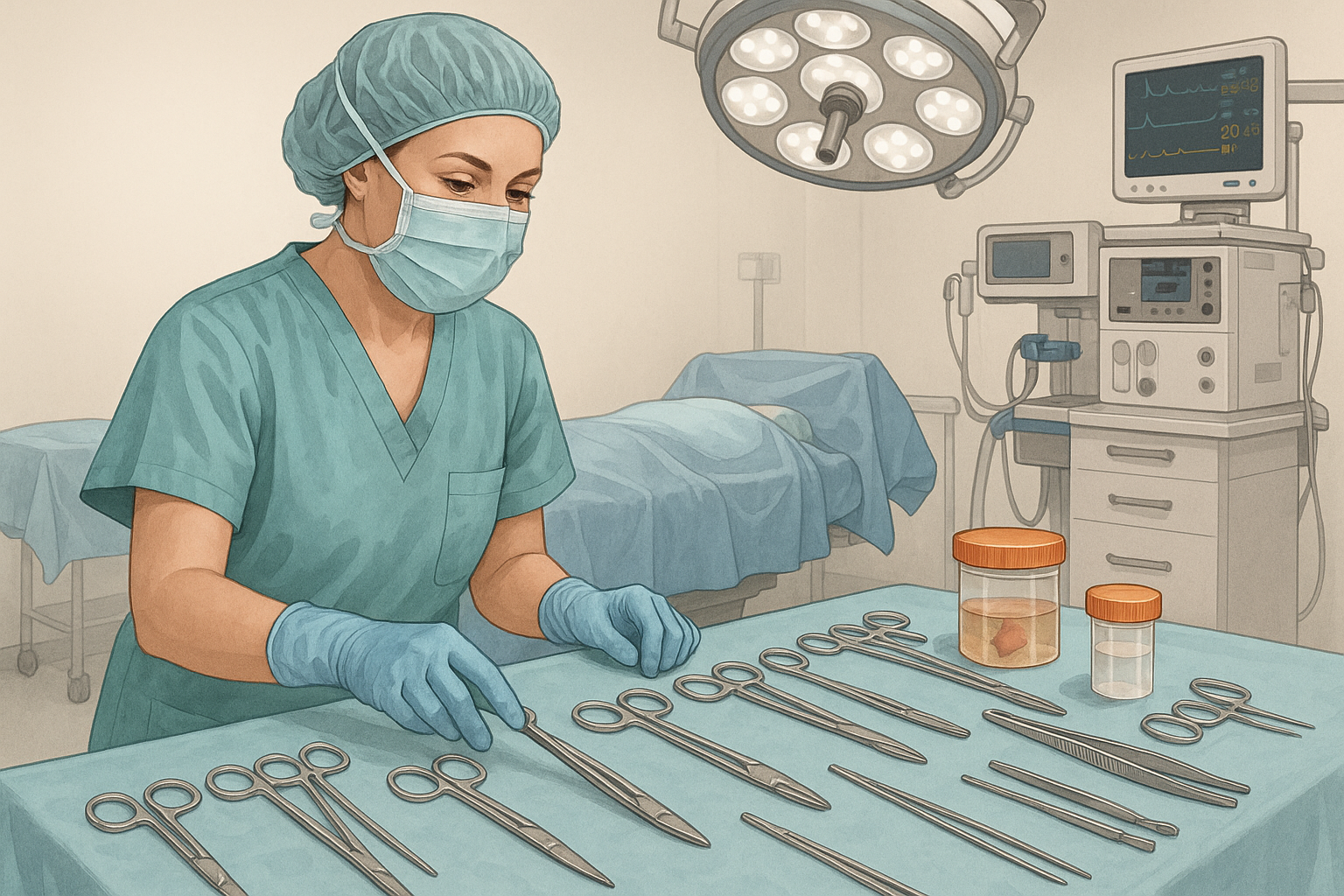 Surgical Nursing Assistant in Operating Room