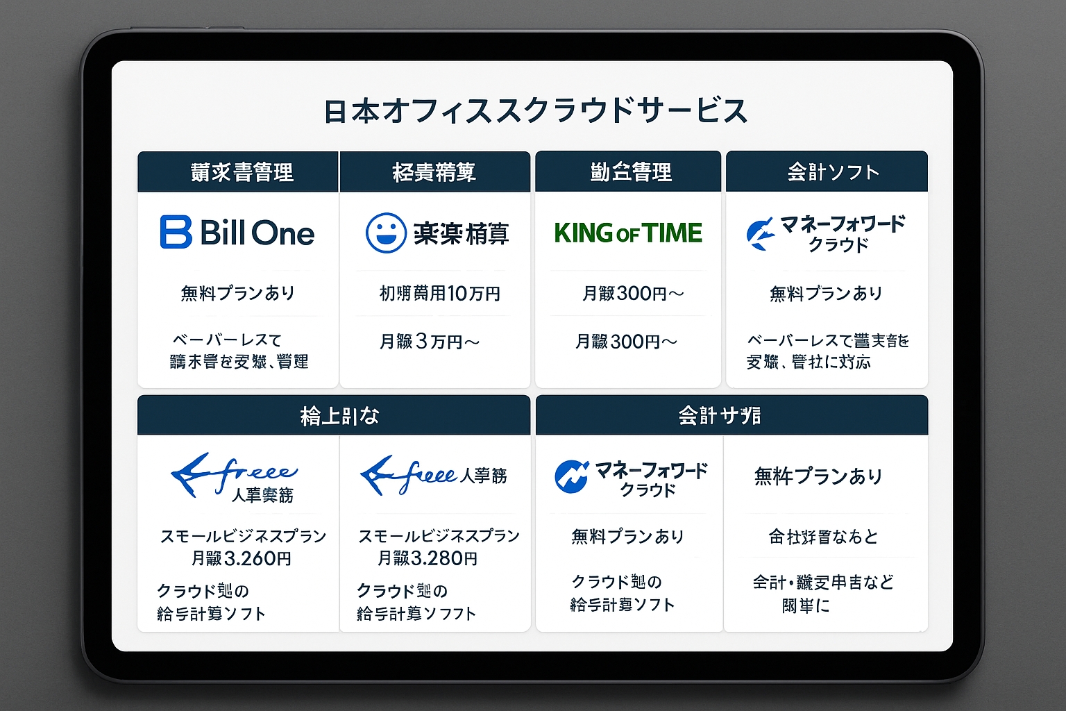 クラウドサービス一覧