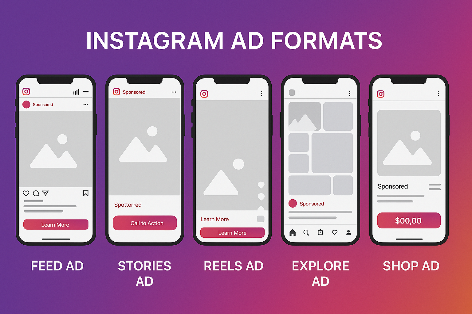 Instagram広告フォーマット種類