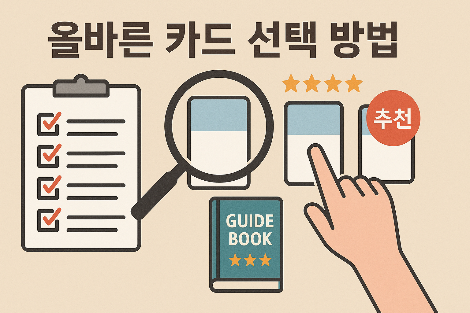 카드 선택 가이드