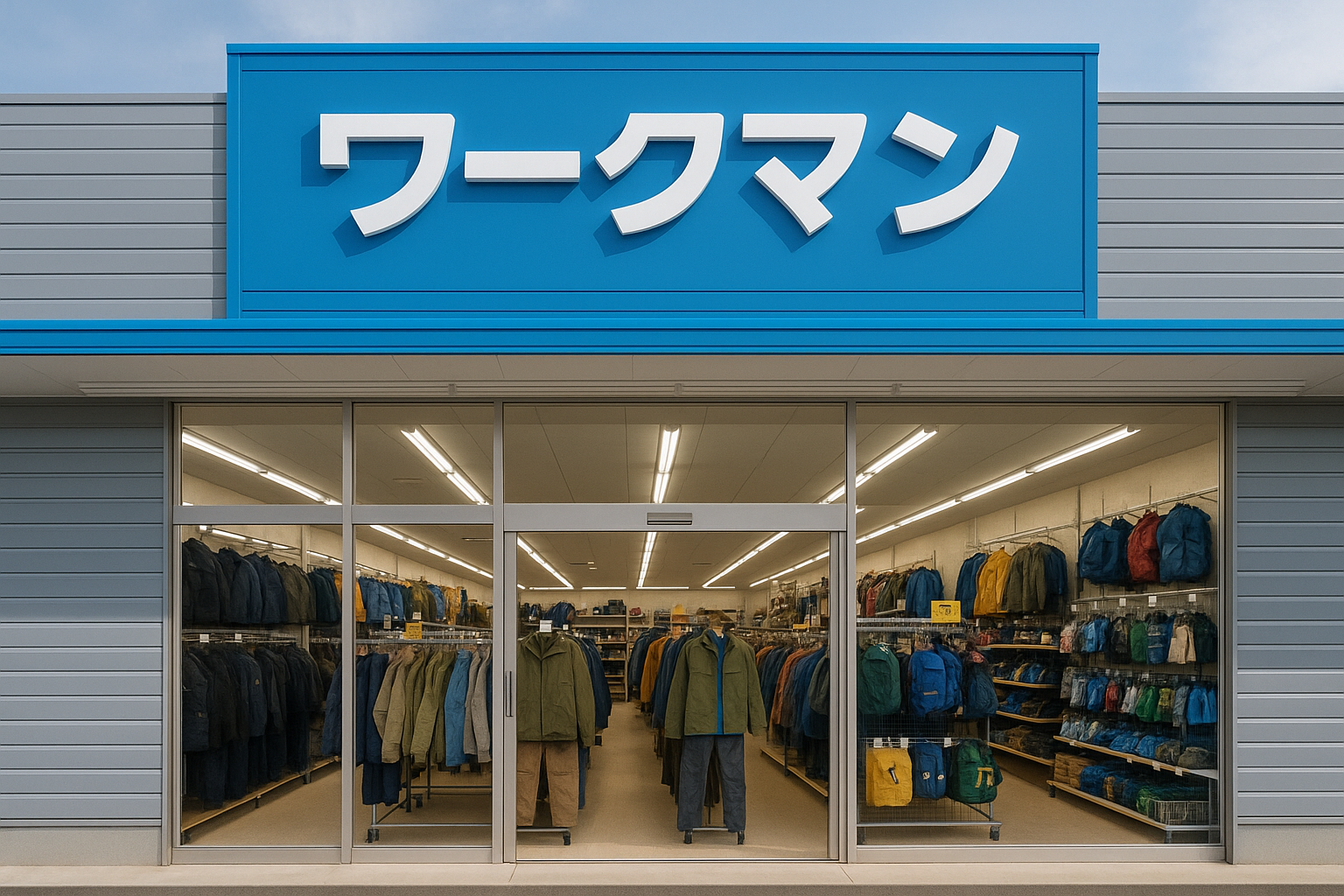 ワークマンの店舗外観