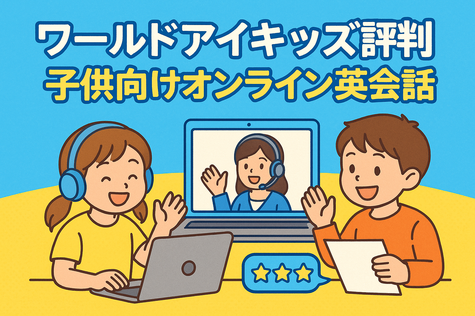 ワールドアイキッズ評判記事のサムネイル
