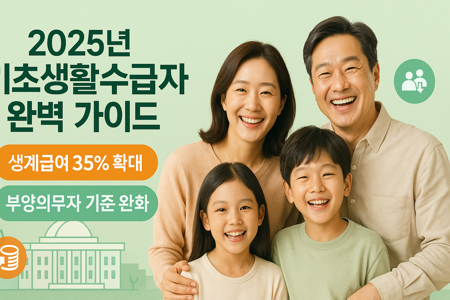 2025년 기초생활수급자 신청 완벽 가이드