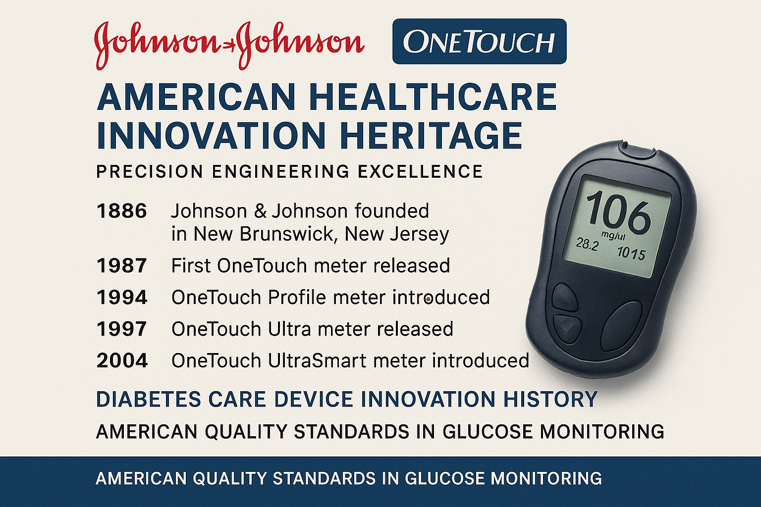 Johnson & Johnson OneTouch Company Heritage Timeline