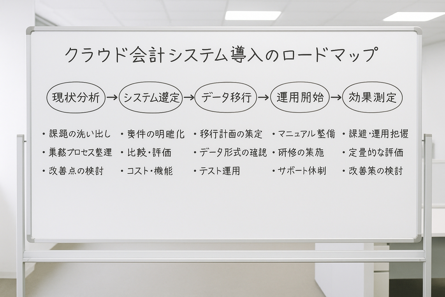 クラウド会計システム導入ロードマップ