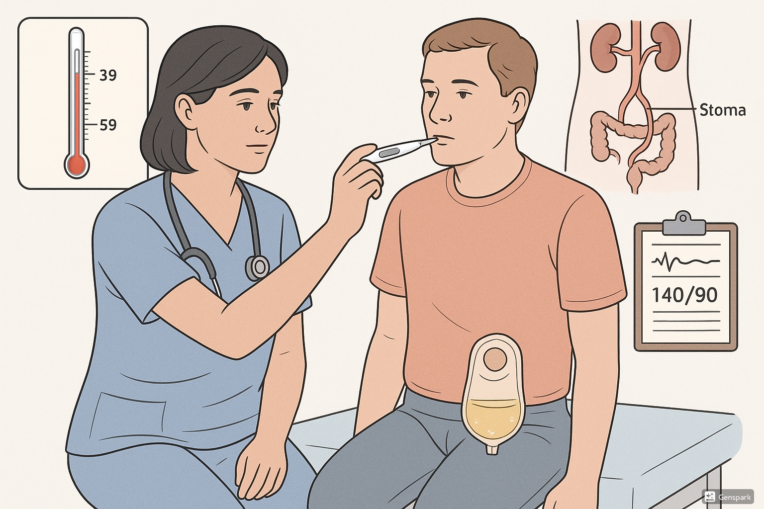 Fever Assessment in Urinary Diversion Patients