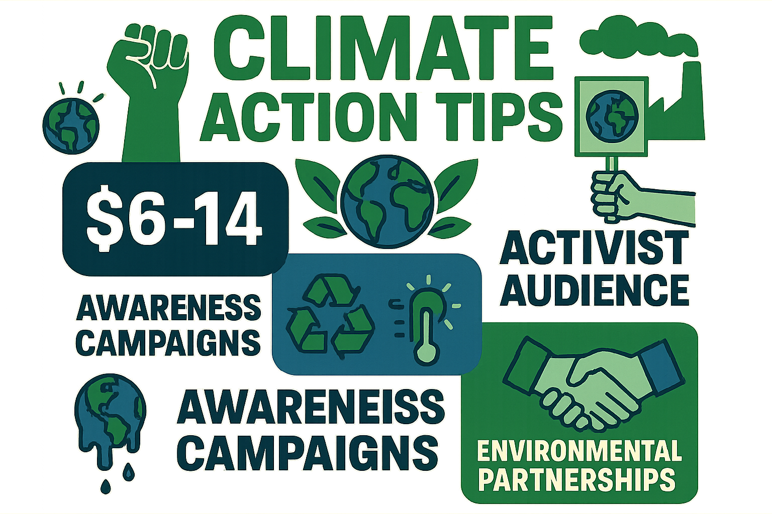 Climate Action Tips Infographic