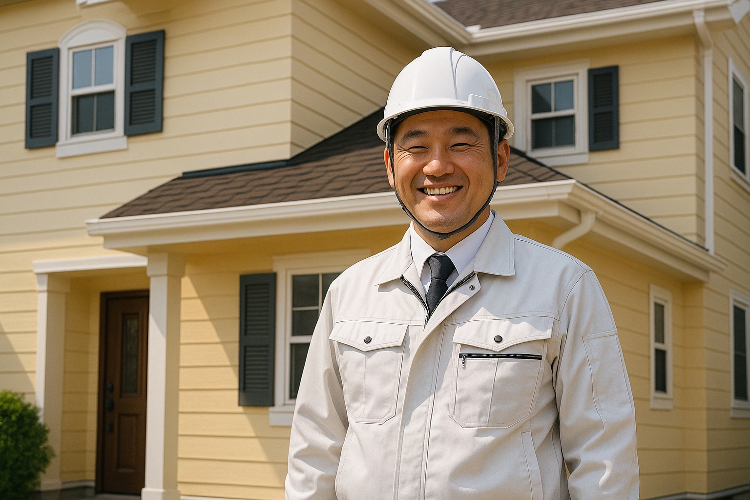 完成した美しい外壁