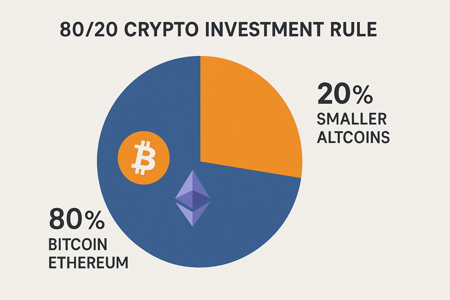 The 80/20 crypto investment allocation rule