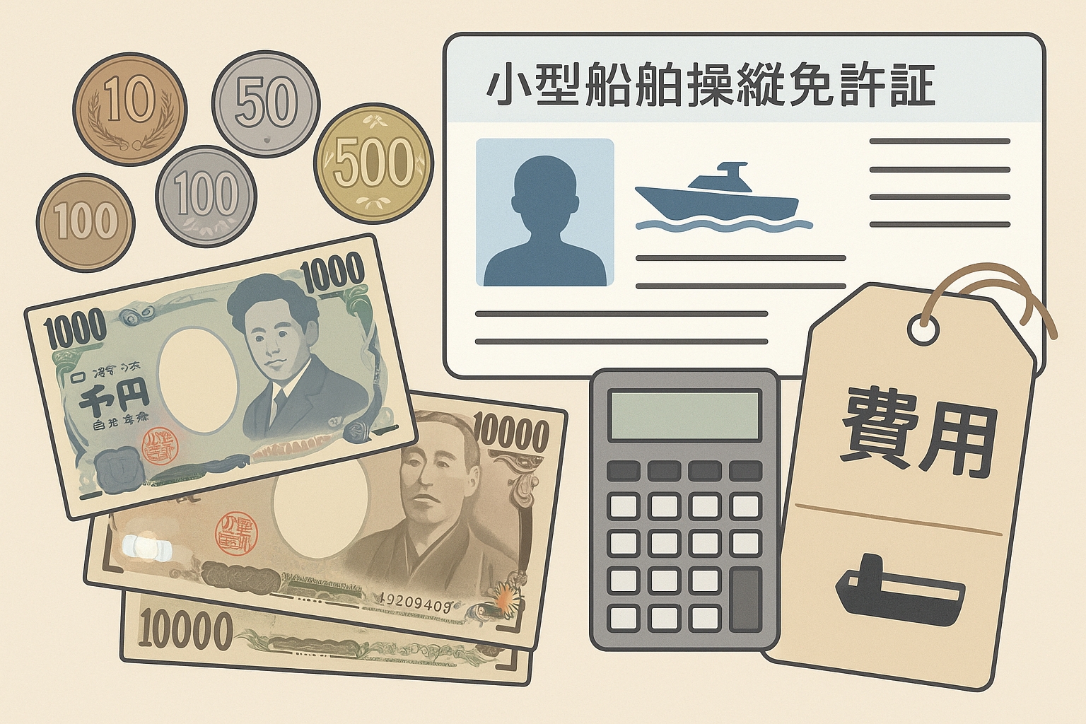 小型船舶免許2級の取得費用相場