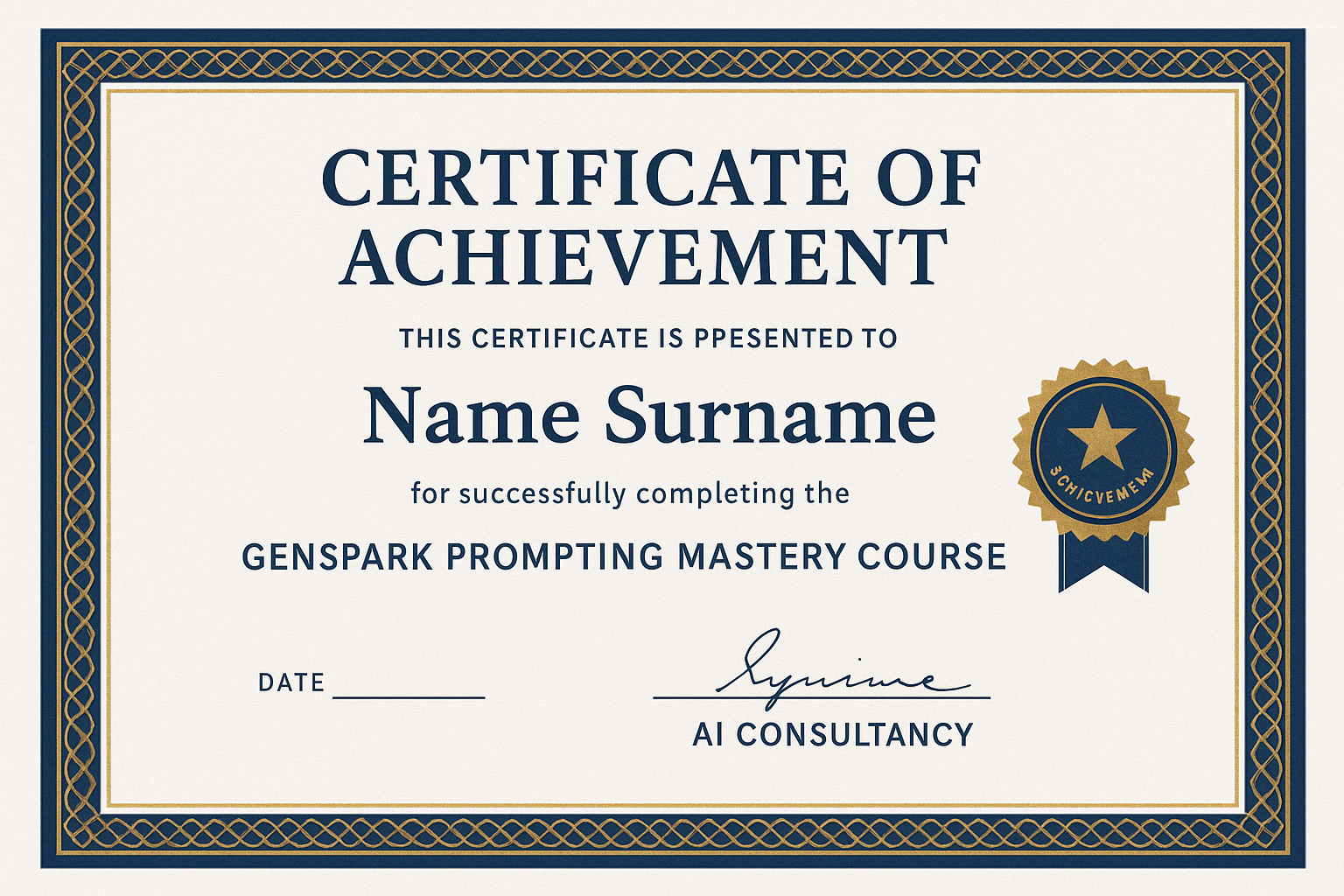 Certificate Template