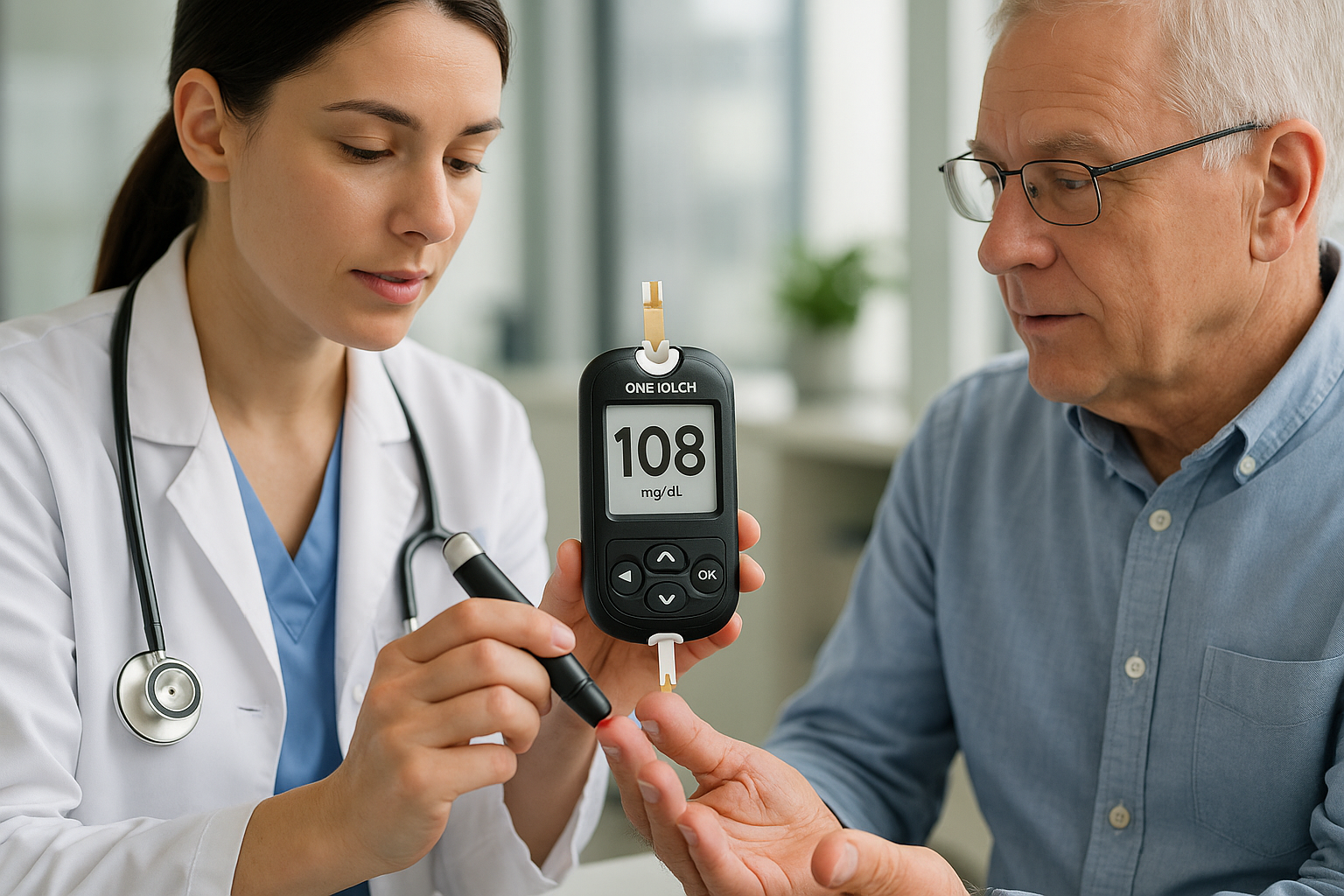 OneTouch Verio Clinical Usage Scene