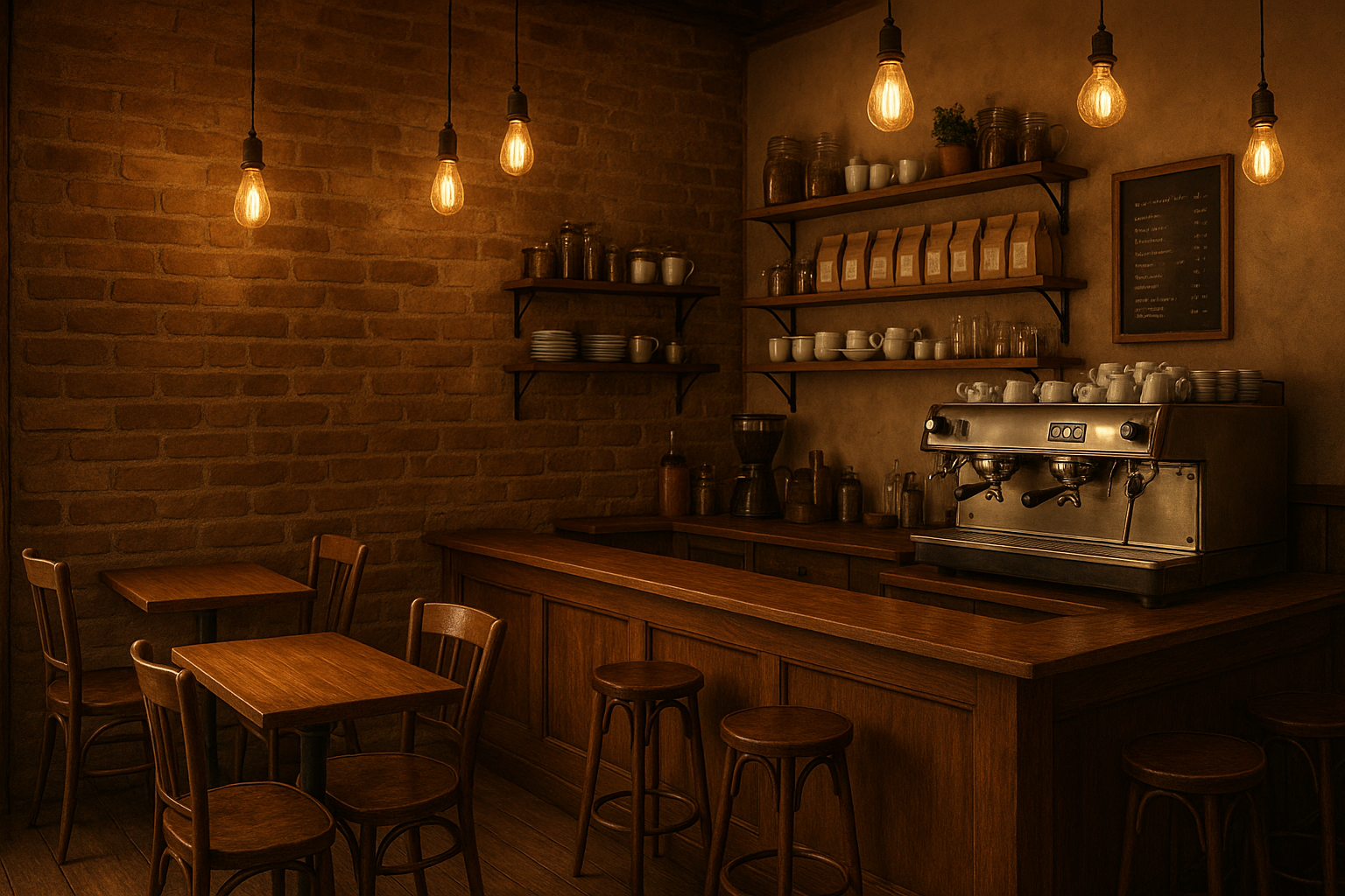 Artisan Roast Coffee Shop Interior