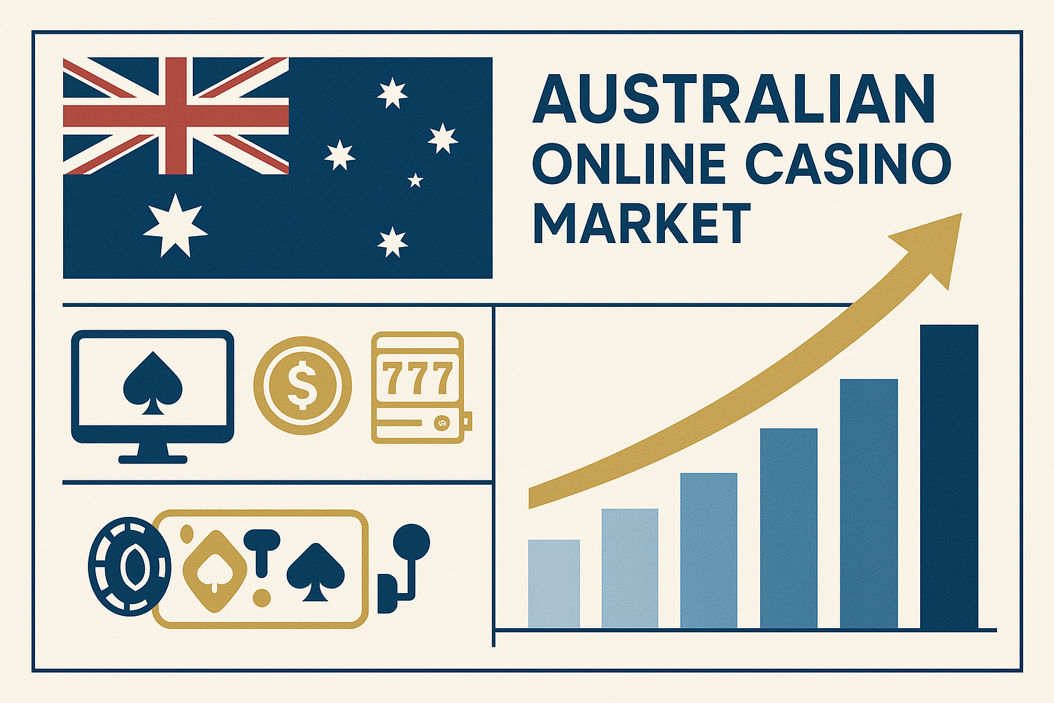 Australian Online Casino Market Growth Visualization 2025