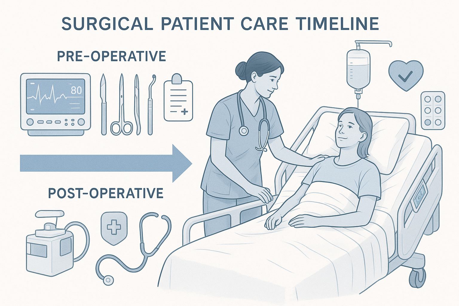 Surgical Patient Care Timeline