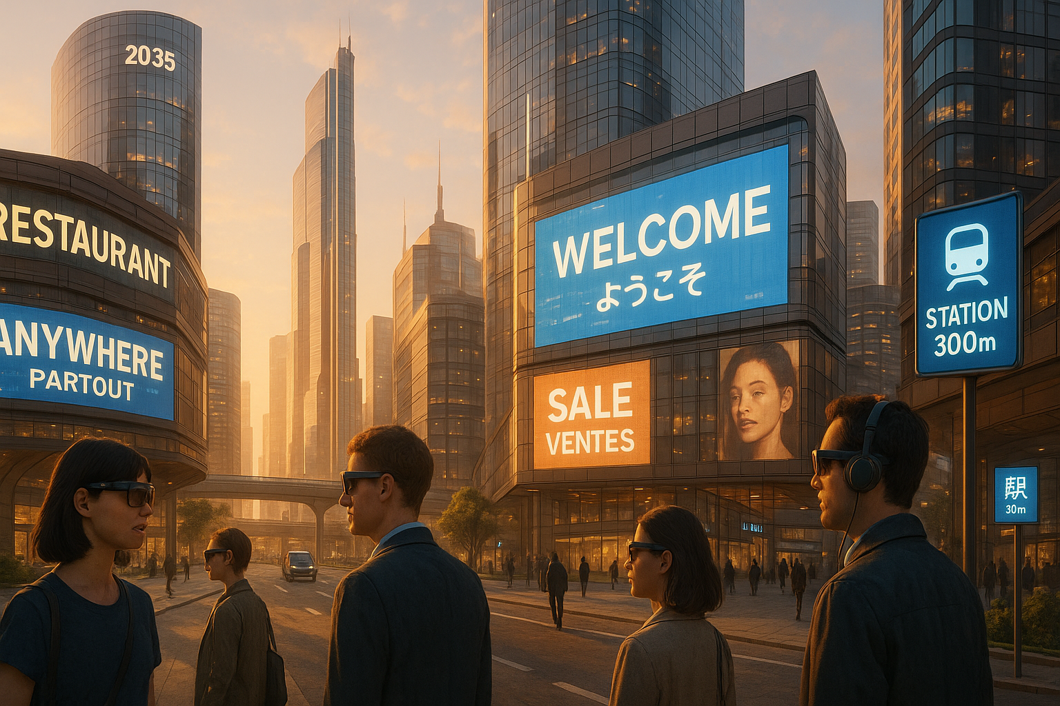 Smart City with AR Translation