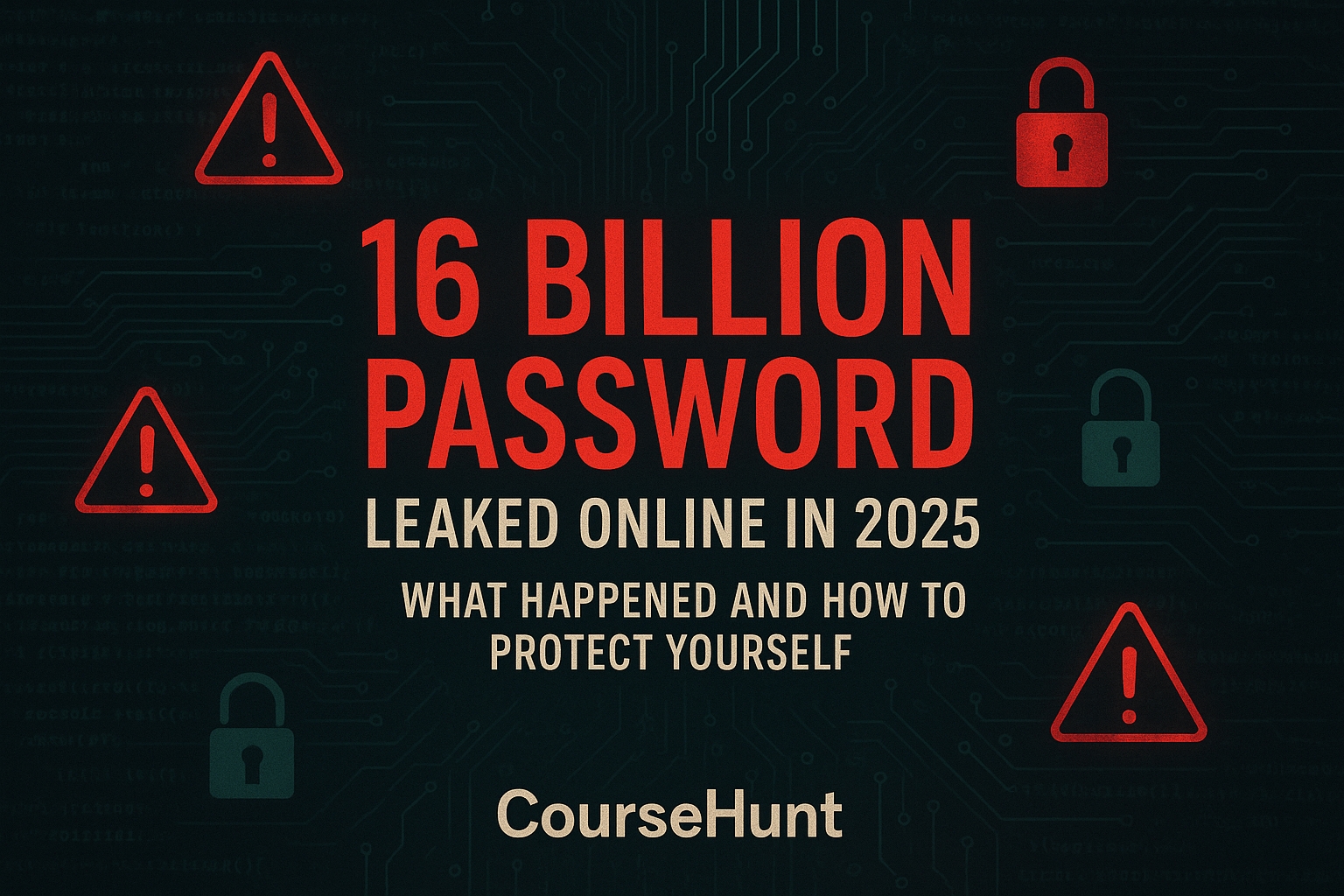 16 Billion Passwords Leaked Online in 2025: What Happened and How to Protect Yourself