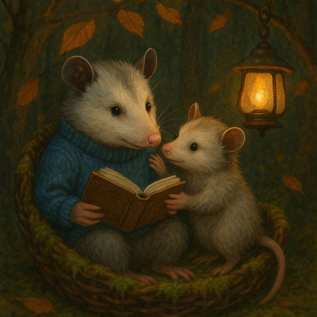 Opossums Reading