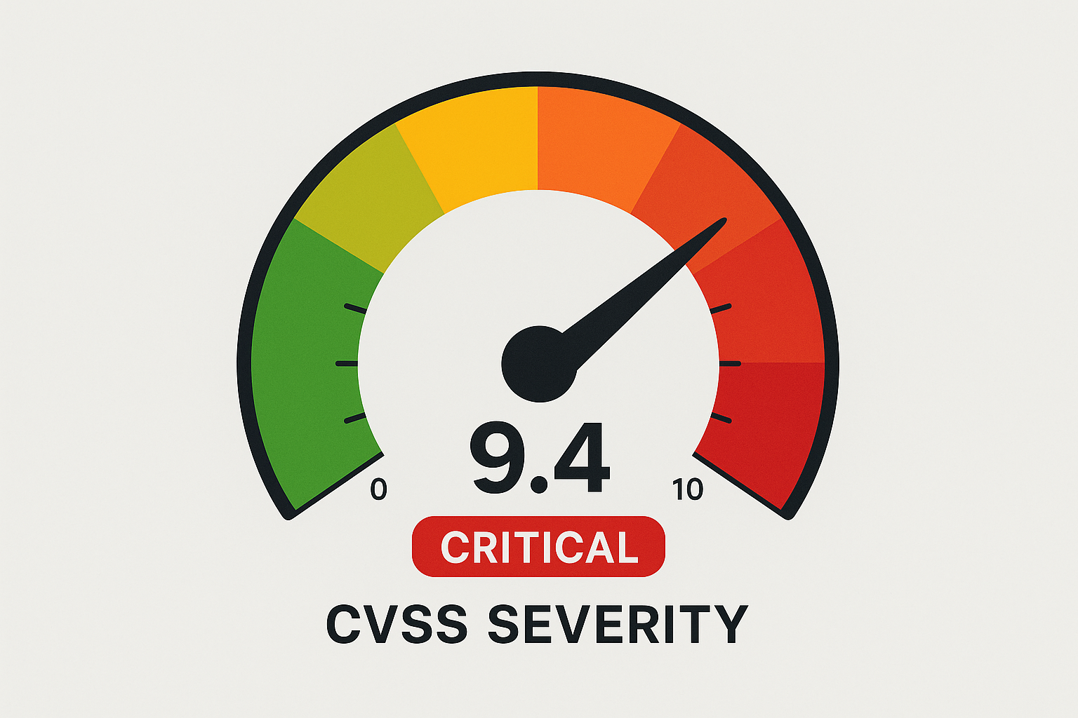 CVSS 9.4の深刻度評価チャート
