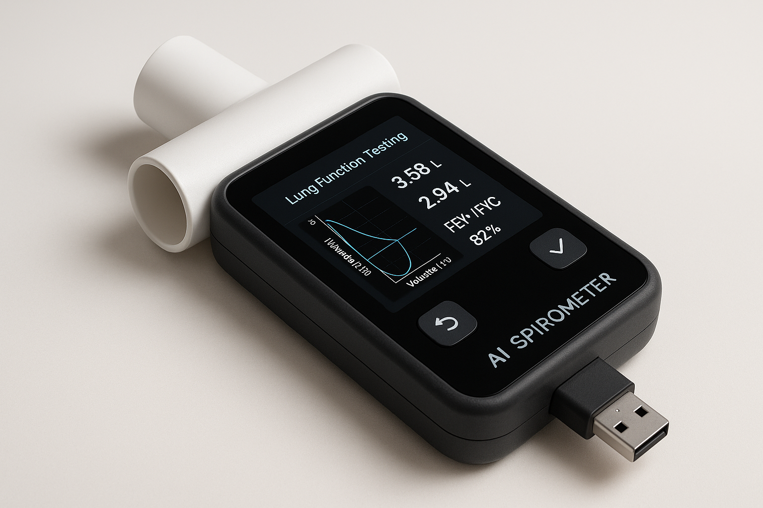 Portable AI Spirometer