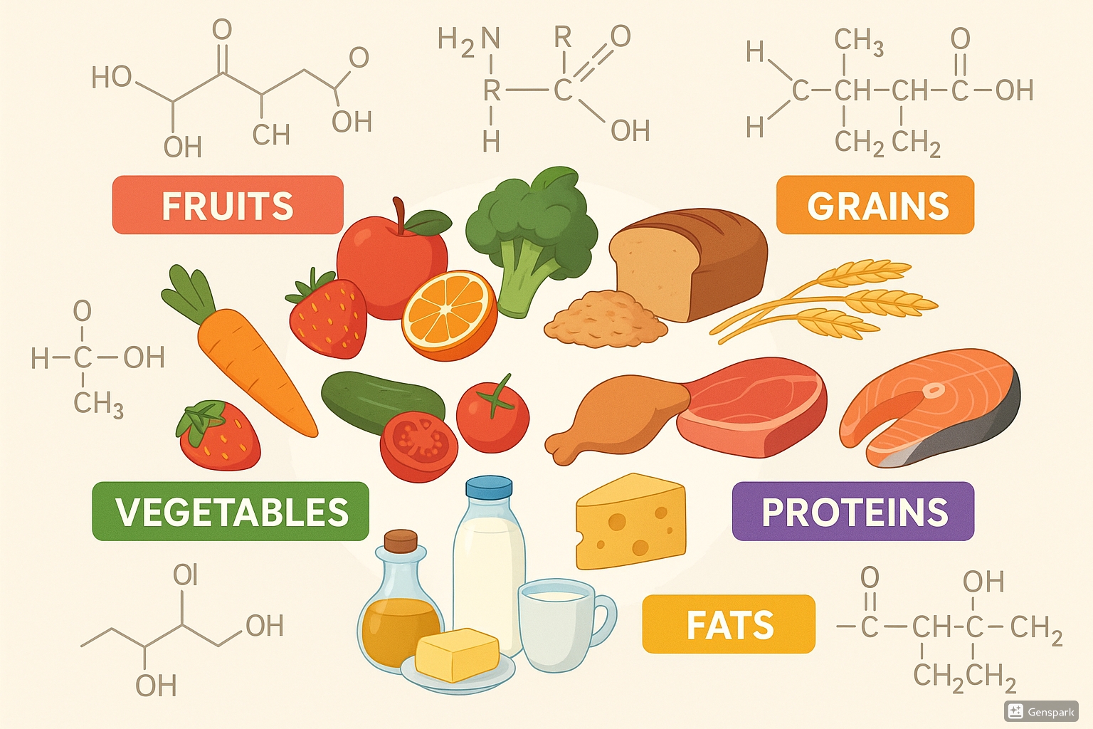 Food Groups and Nutrients Classification