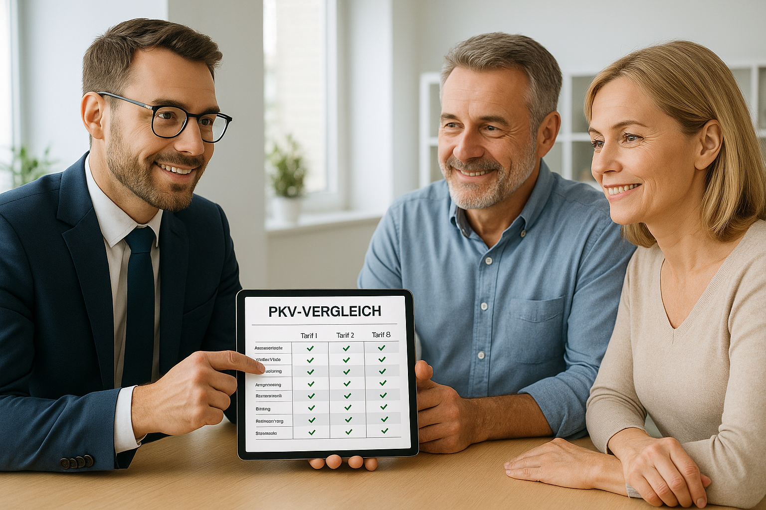 PKV-Experte berät Kunden
