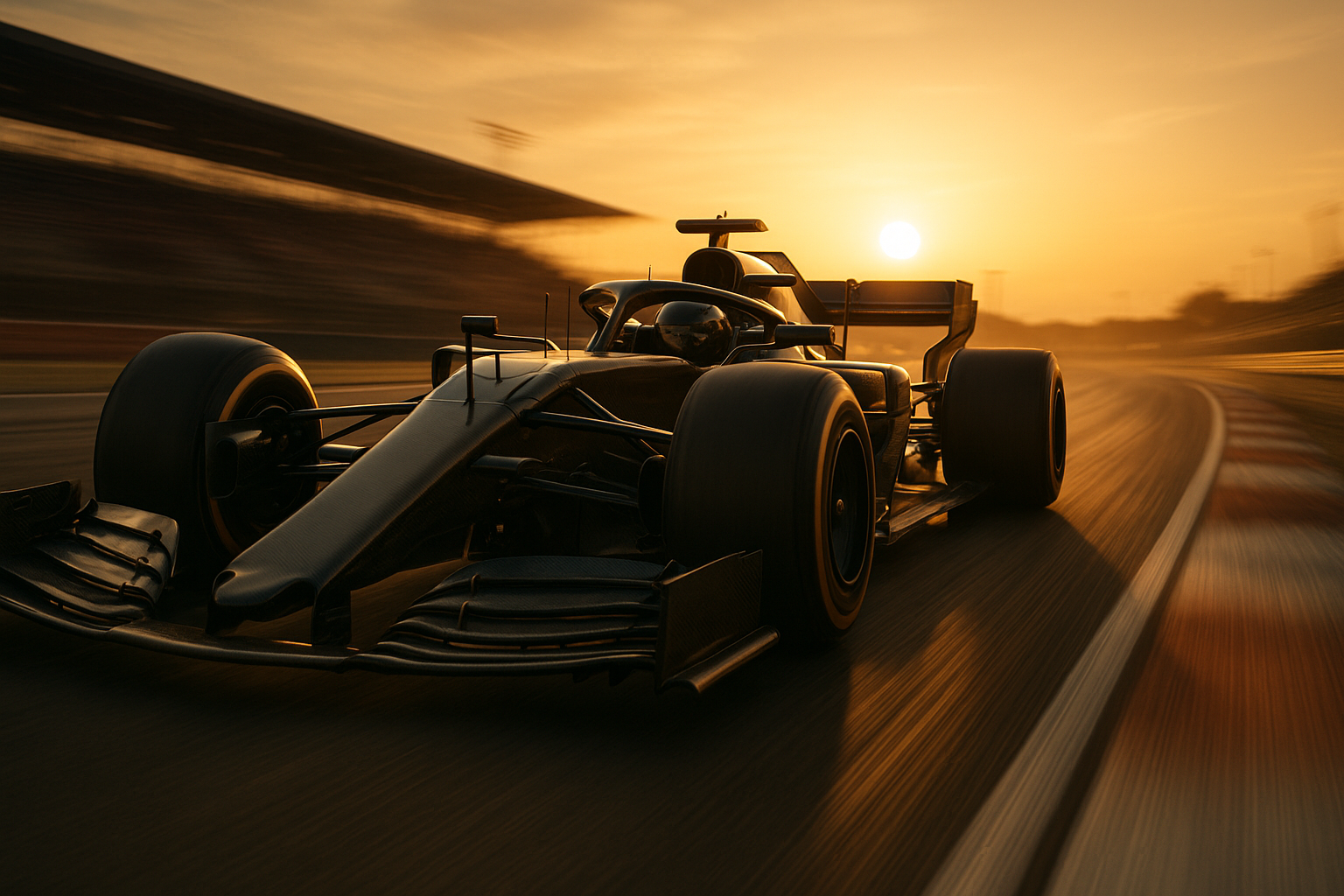 F1 25 EA Sports - Monoposto Formula 1 in azione al tramonto