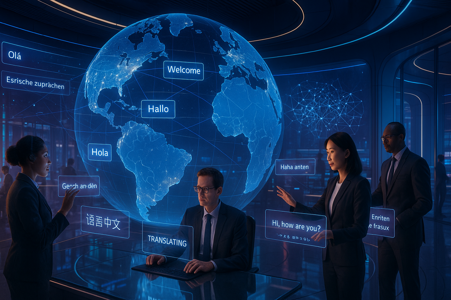 Futuristic Communication Center