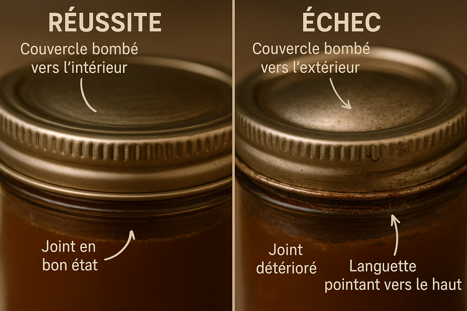 SIGNES DE RÉUSSITE ET ÉCHEC