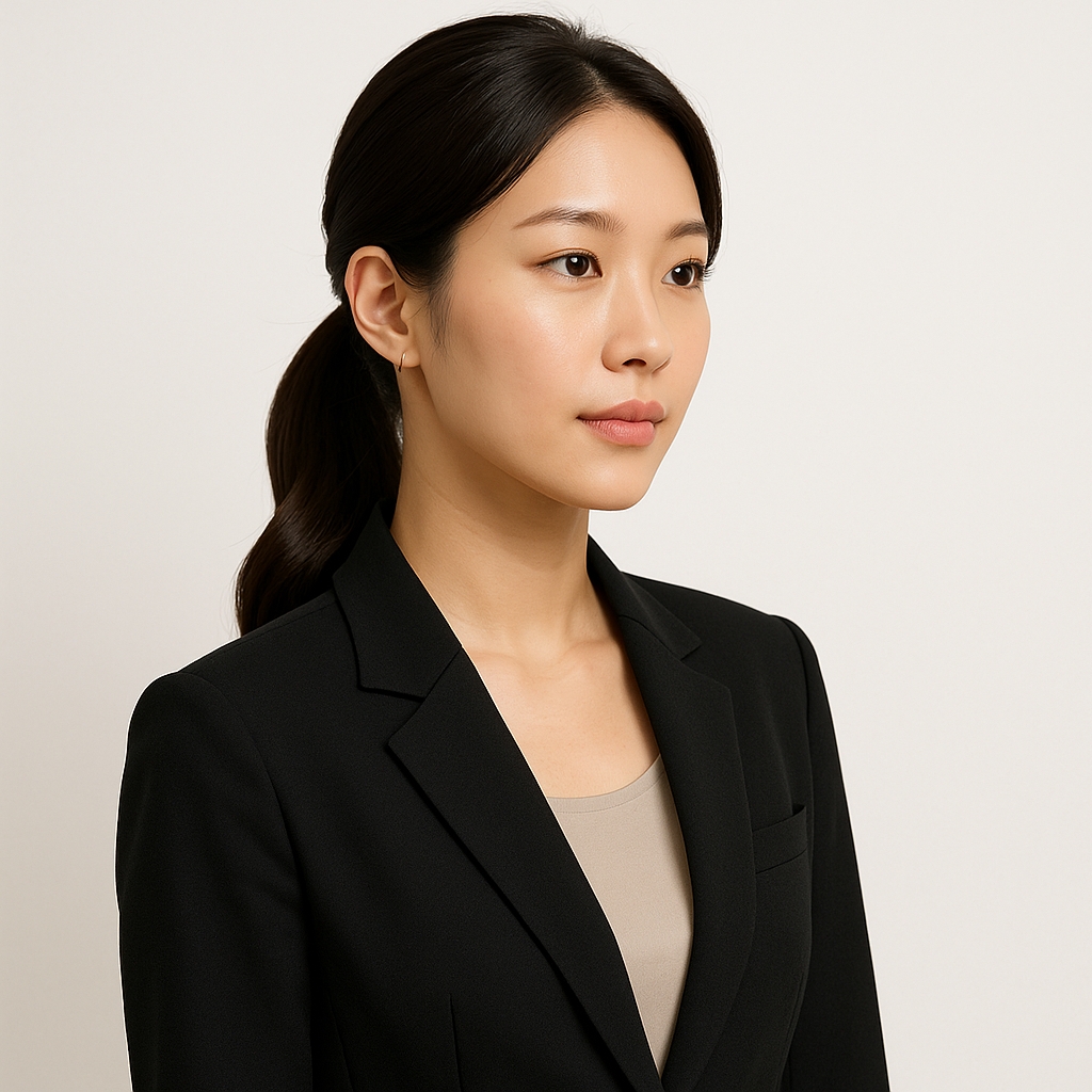 세련된 사이드 포니테일 헤어스타일