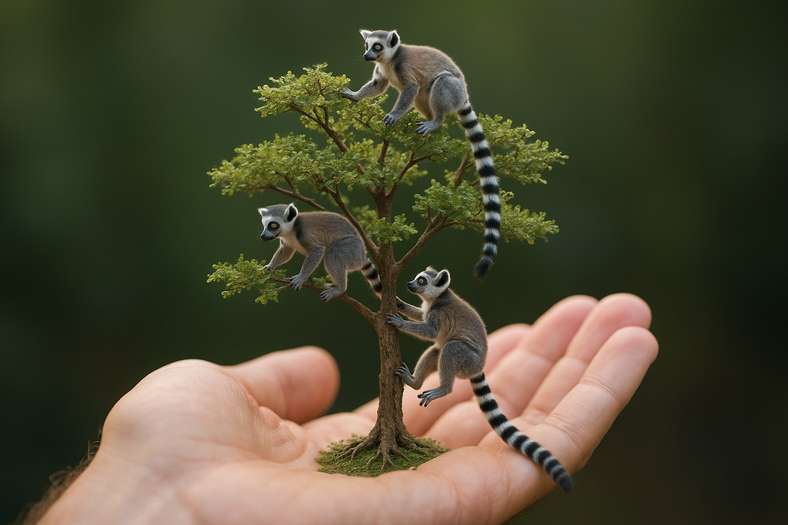 Lemurs on Tree