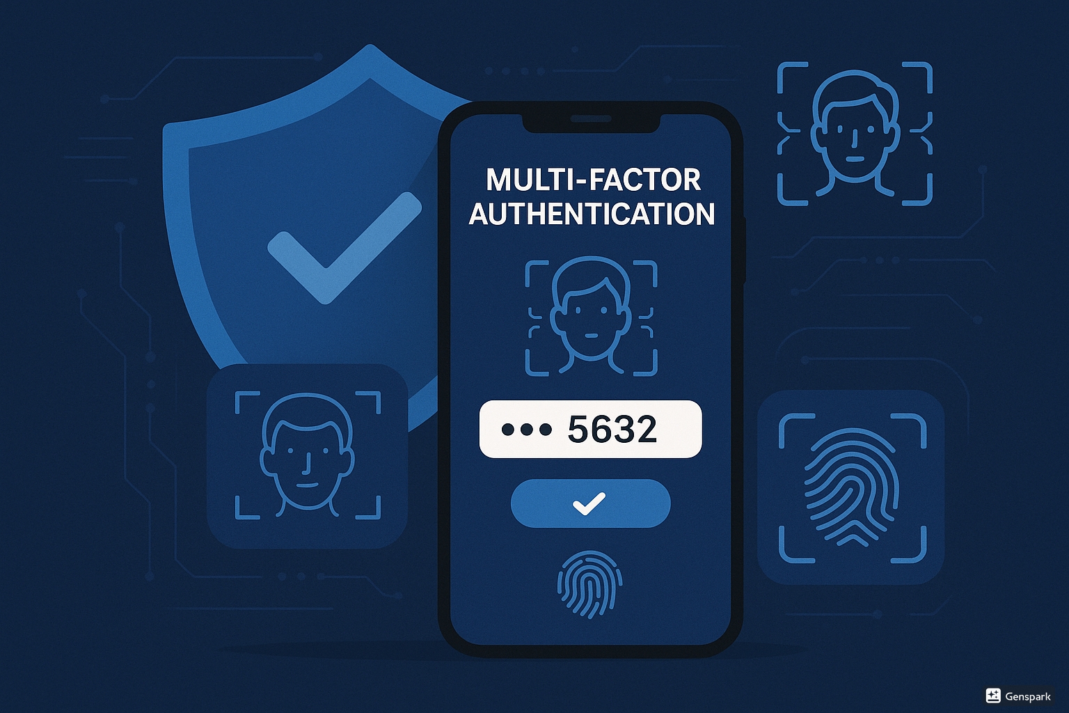 Autenticación multifactor con smartphone mostrando múltiples métodos de verificación