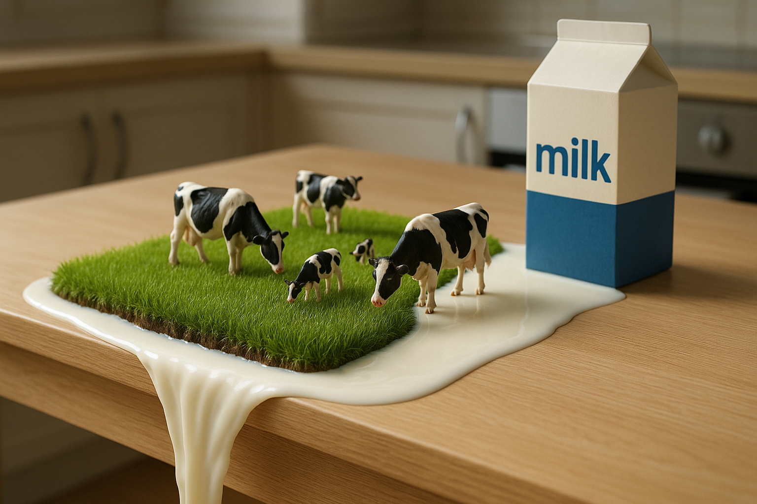 Cows on Table