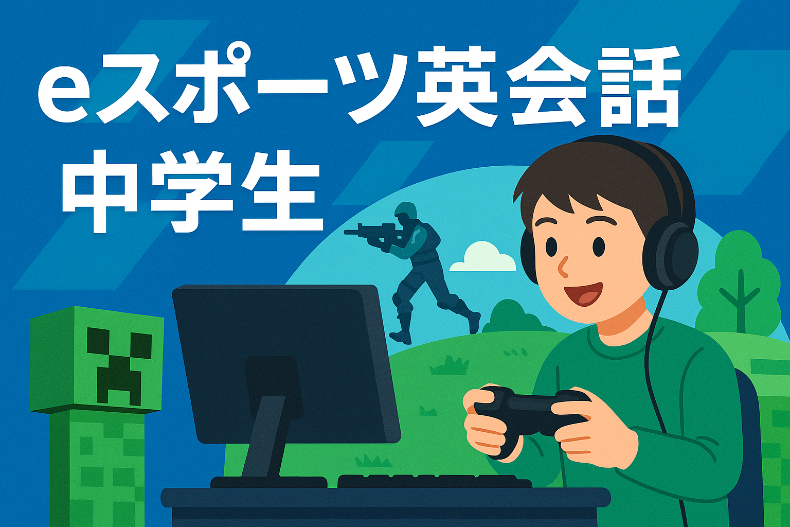 eスポーツ英会話 中学生 サムネイル
