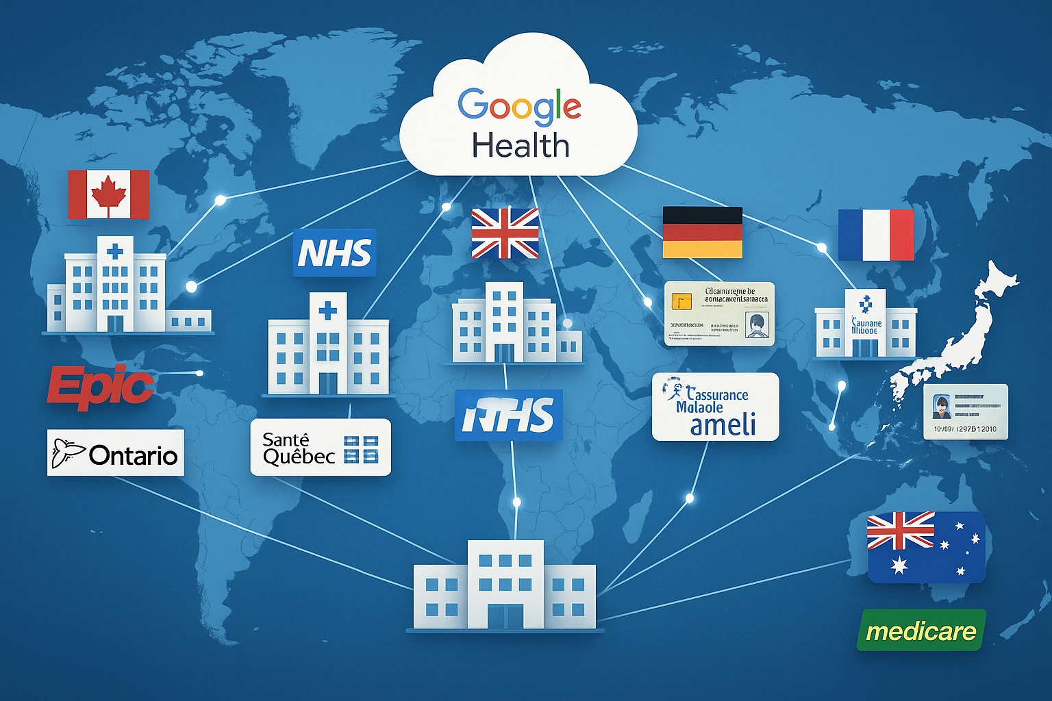 Global Healthcare Systems Integration Map