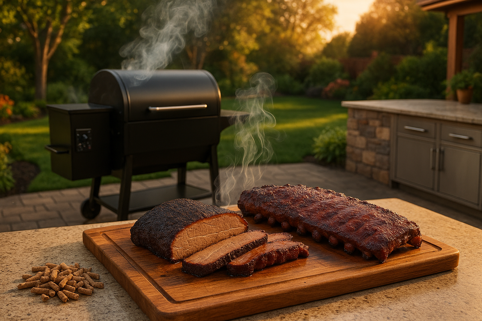 Best wood pellets for BBQ smoking and grilling setup