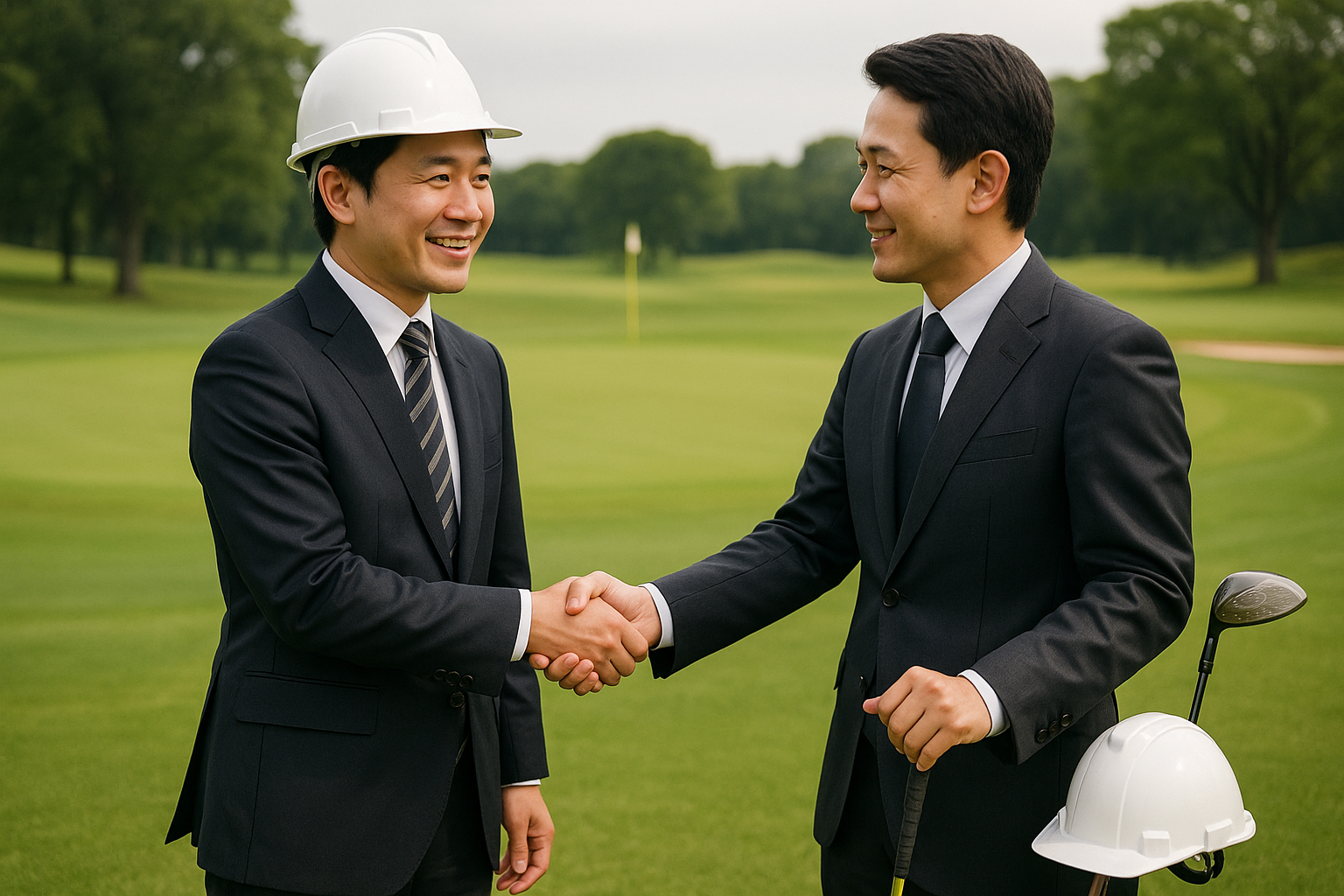 建設業界でのゴルフを通じた人脈構築