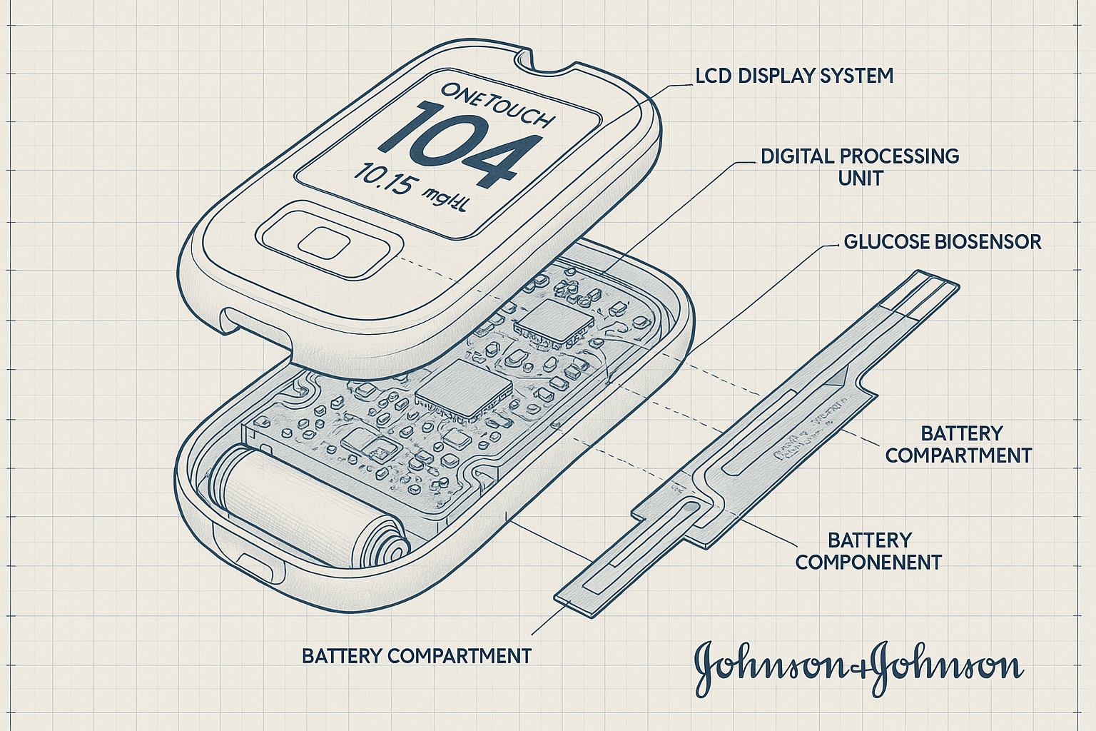 OneTouch Verio Technical Components Diagram