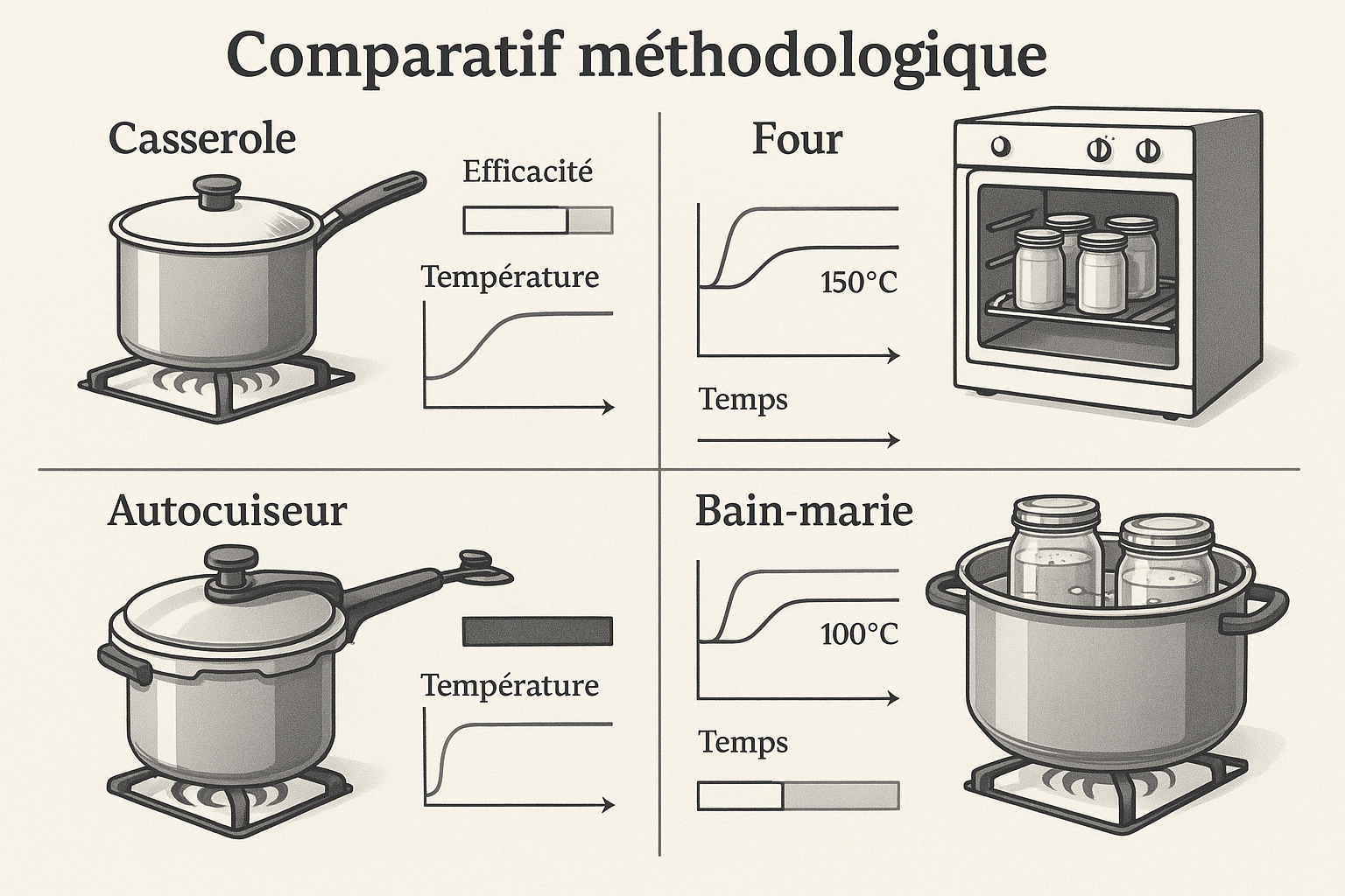 COMPARAISON DES MÉTHODES DE STÉRILISATION
