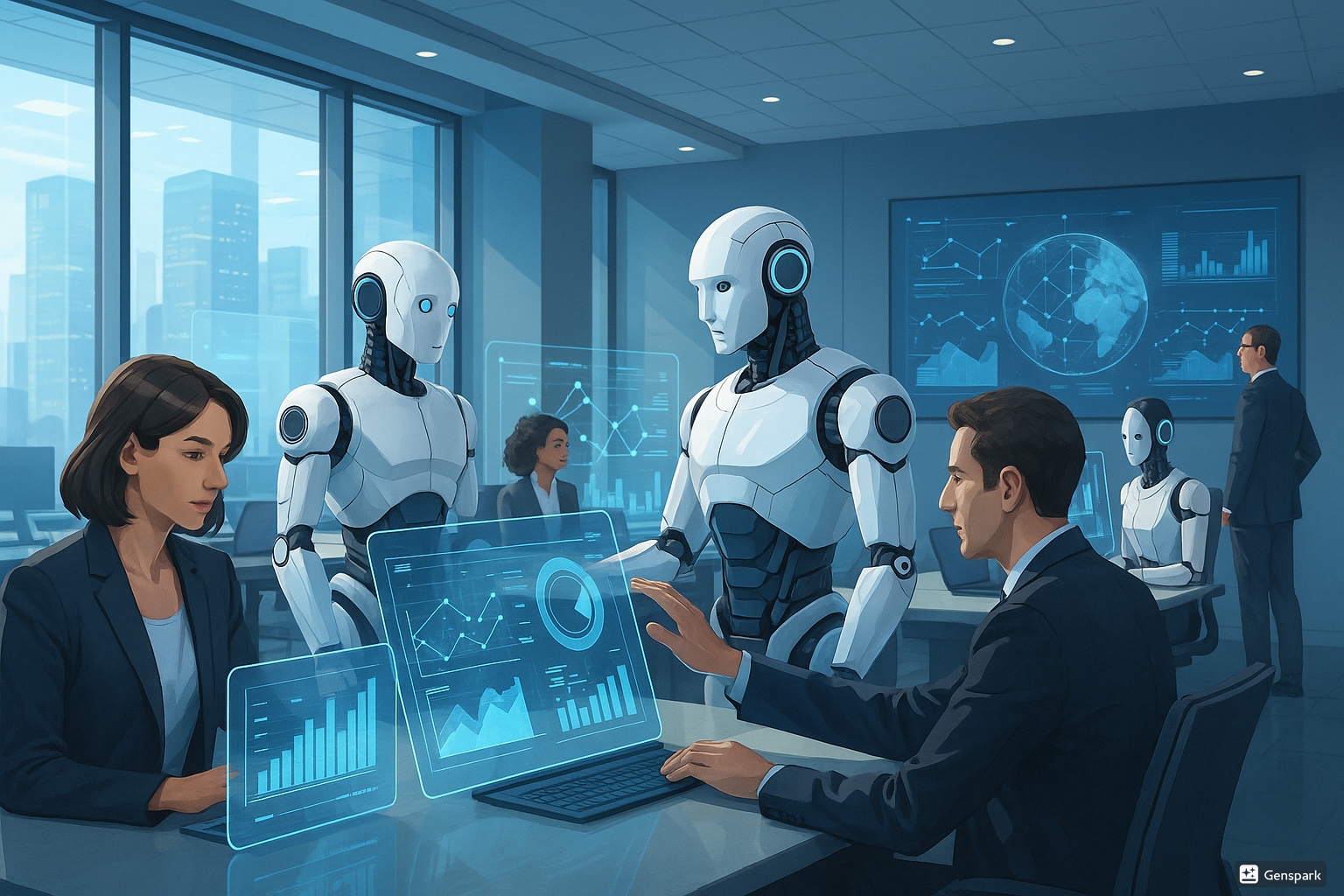 Future workplace with AI-human collaboration